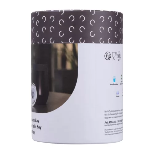 Palm Bay termoszbögre, 350 ml (ø 8 x 13 cm, Fekete)