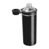 Monza duplafalú ivópalack, 500 ml (ø 7,5 x 22,5 cm, Fekete)