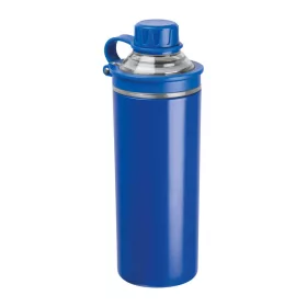 Monza duplafalú ivópalack, 500 ml (ø 7,5 x 22,5 cm, Kék)