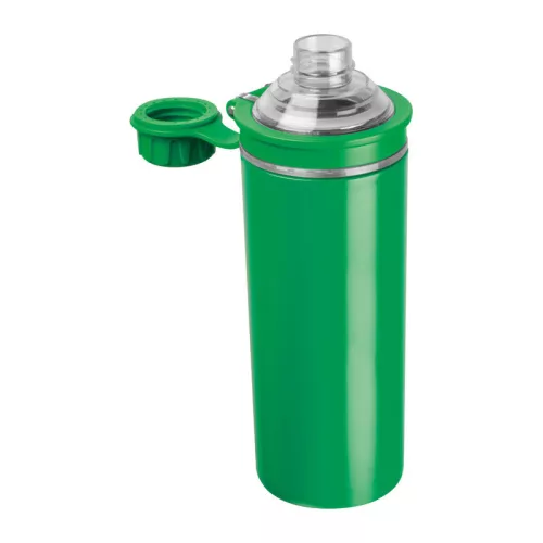 Monza duplafalú ivópalack, 500 ml (ø 8,2 x 23,3 cm, Zöld)