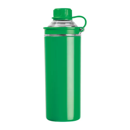 Monza duplafalú ivópalack, 500 ml (ø 8,2 x 23,3 cm, Zöld)