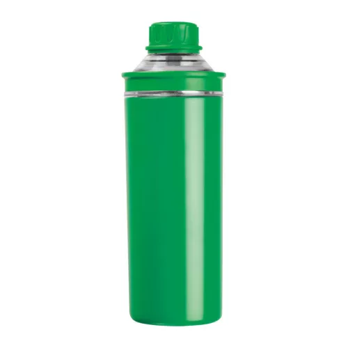 Monza duplafalú ivópalack, 500 ml (ø 8,2 x 23,3 cm, Zöld)