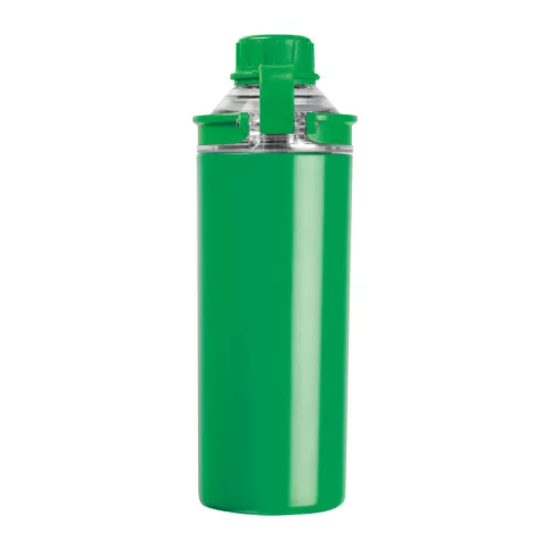 Monza duplafalú ivópalack, 500 ml (ø 8,2 x 23,3 cm, Zöld)