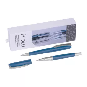 MoLu El Salto Fém Írószer Készlet (Kék)