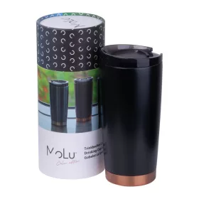 MoLu La Louvière Ivópohár (ø 8,8 x 19 cm, Fekete)