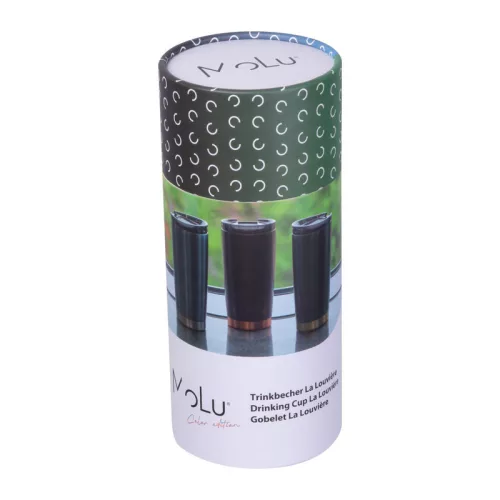 MoLu La Louvière Ivópohár (ø 8,8 x 19 cm, Fekete)