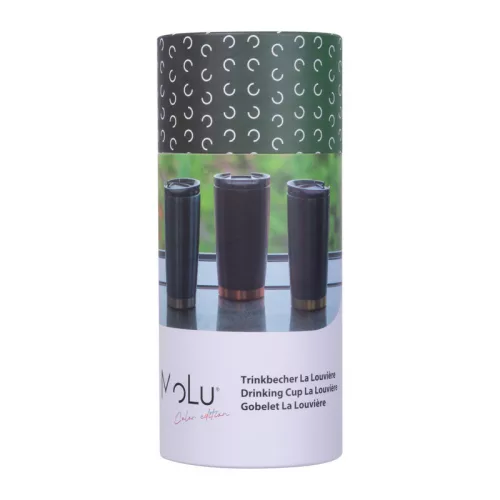 MoLu La Louvière Ivópohár (ø 8,8 x 19 cm, Fekete)