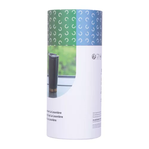 MoLu La Louvière Ivópohár (ø 8,8 x 19 cm, Fekete)