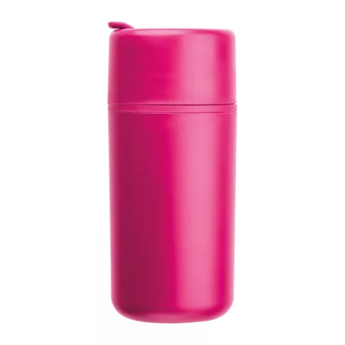 Genoa termoszbögre, 500 ml (ø 7,8 x 18,2 cm, Rózsaszín)