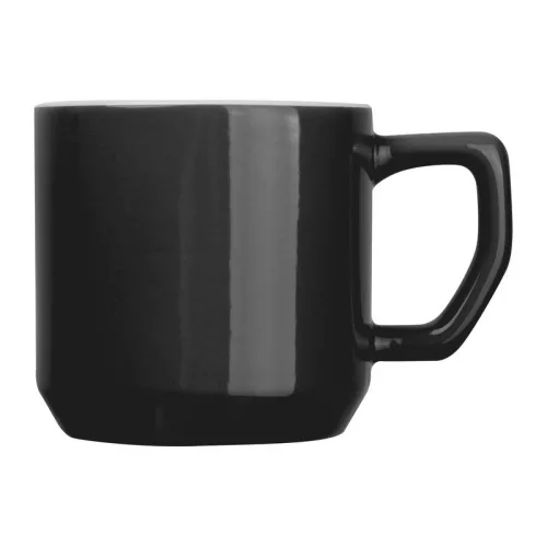 Kijev kerámia bögre, 330 ml (ø 8,9 x 8,7 cm, Fekete)