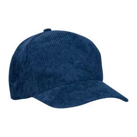   Notre Dame 5 paneles kordbársony baseballsapka (Sötétkék)