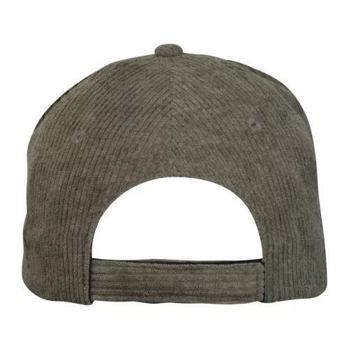 Notre Dame 5 paneles kordbársony baseballsapka (Sötétzöld)