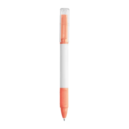 Lens golyóstoll szövegkiemelővel (ø 1,1 x 14,8 cm, Narancssárga)