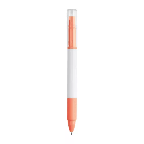Lens golyóstoll szövegkiemelővel (ø 1,1 x 14,8 cm, Narancssárga)