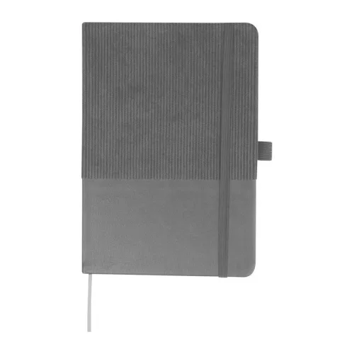 Cheltenham A5 kordbársony jegyzetfüzet (Szürke)