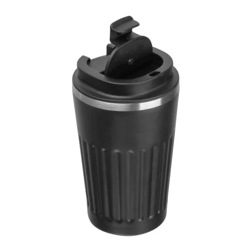 Venice duplafalú termosz, 400 ml (ø 8,8 x 15,5 cm, Fekete)