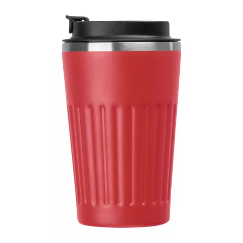 Venice duplafalú termosz, 400 ml (ø 8,8 x 15,5 cm, Piros)