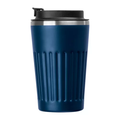 Venice duplafalú termosz, 400 ml (ø 8,8 x 15,5 cm, Sötétkék)