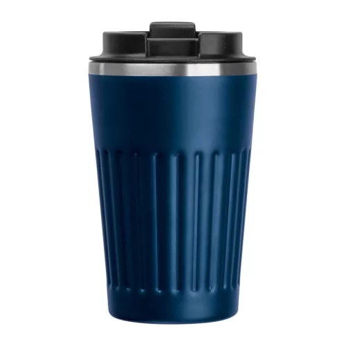 Venice duplafalú termosz, 400 ml (ø 8,8 x 15,5 cm, Sötétkék)