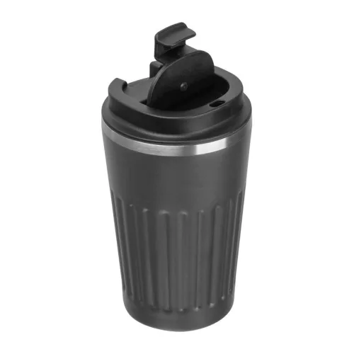 Venice duplafalú termosz, 400 ml (ø 8,8 x 15,5 cm, Sötétszürke)