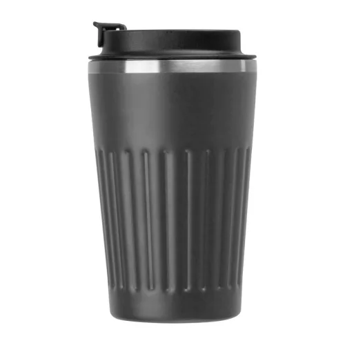Venice duplafalú termosz, 400 ml (ø 8,8 x 15,5 cm, Sötétszürke)