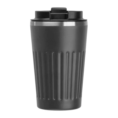 Venice duplafalú termosz, 400 ml (ø 8,8 x 15,5 cm, Sötétszürke)