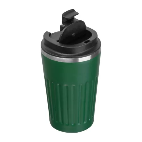 Venice duplafalú termosz, 400 ml (ø 8,8 x 15,5 cm, Sötétzöld)