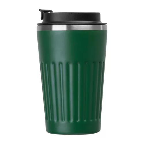 Venice duplafalú termosz, 400 ml (ø 8,8 x 15,5 cm, Sötétzöld)