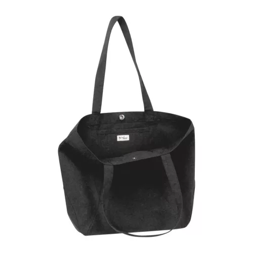 Santa Luzia bevásárlótáska, 380 g/m² (Fekete)