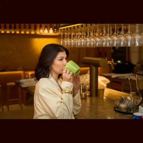 Martinez kerámia bögre, 300 ml (ø 9 × 8,5 cm, Világos Zöld)