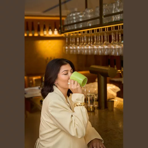 Martinez kerámia bögre, 300 ml (ø 9 × 8,5 cm, Világos Zöld)