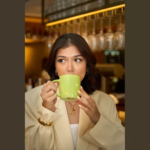 Martinez kerámia bögre, 300 ml (ø 9 × 8,5 cm, Világos Zöld)