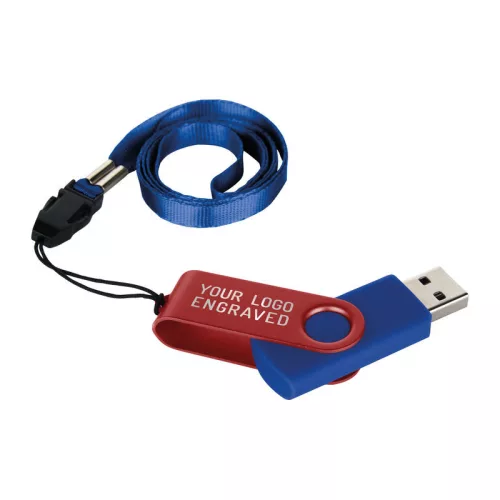 Liége pendrive 4 GB (4 GB, Kék)