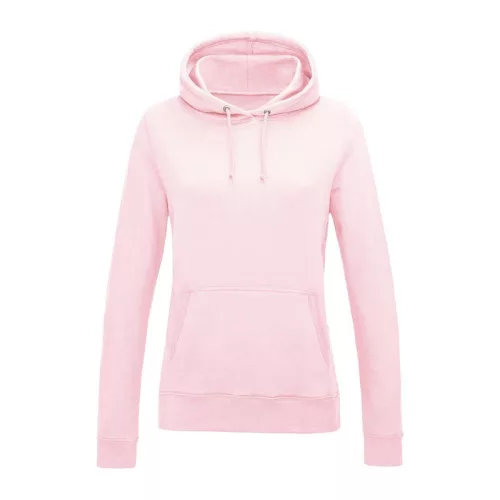 WOMEN'S COLLEGE HOODIE (L, Baby Pink)