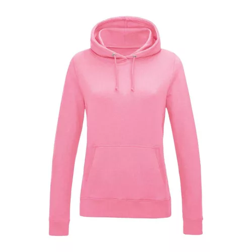 WOMEN'S COLLEGE HOODIE (2XL, Candyfloss Pink)