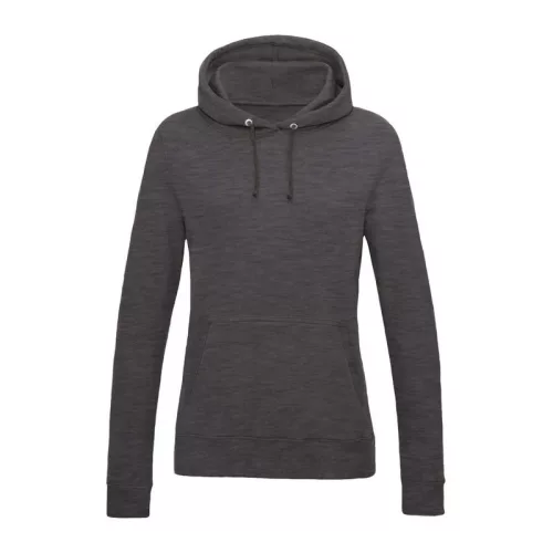 WOMEN'S COLLEGE HOODIE (L, Charcoal)