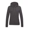 WOMEN'S COLLEGE HOODIE (XS, Charcoal)