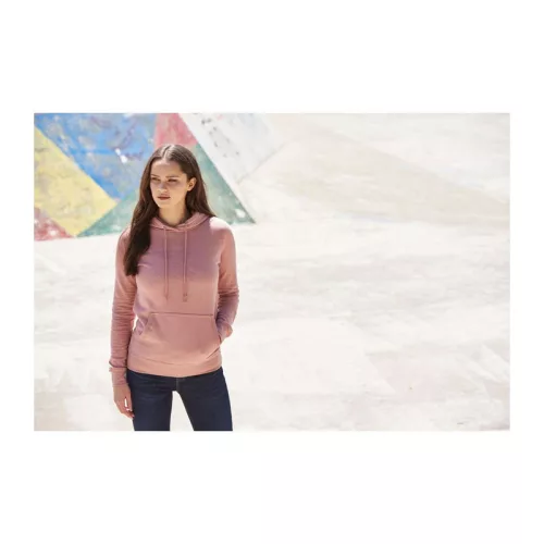 WOMEN'S COLLEGE HOODIE (XS, Dusty Pink)