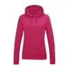 WOMEN'S COLLEGE HOODIE (XS, Hot Pink)