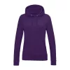 WOMEN'S COLLEGE HOODIE (XL, Purple)