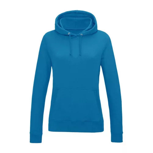 WOMEN'S COLLEGE HOODIE (M, Sapphire Blue)