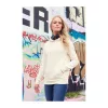 WOMEN'S COLLEGE HOODIE (M, Vanilla Milkshake)