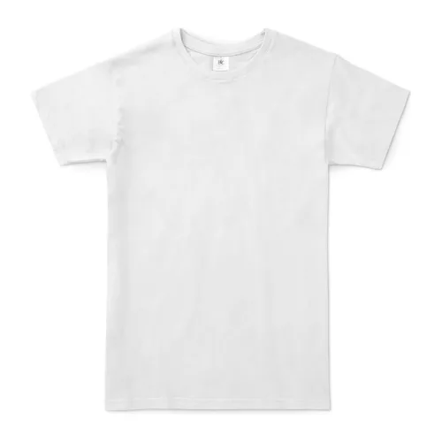 B&C #E150 UNISEX T-SHIRT (2XL, White)