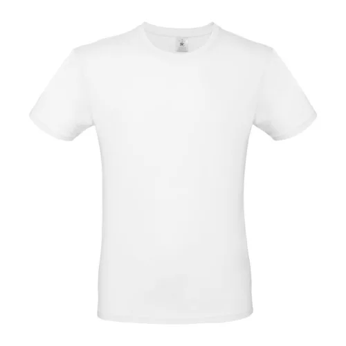 B&C #E150 UNISEX T-SHIRT (4XL, White)