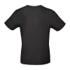 B&C #E150 UNISEX T-SHIRT (XL, Black)