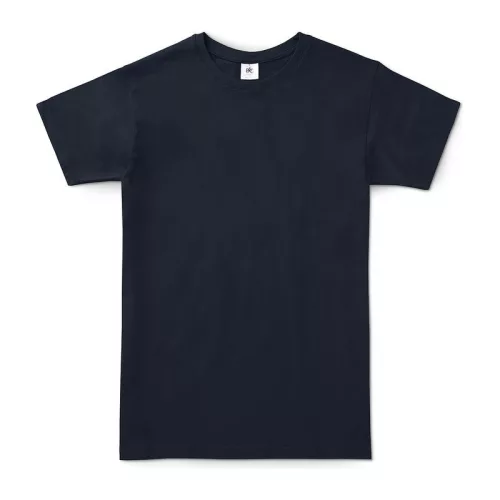 B&C #E150 UNISEX T-SHIRT (L, Navy)