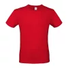 B&C #E150 UNISEX T-SHIRT (XS, Red)