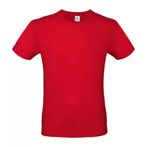 B&C #E150 UNISEX T-SHIRT (5XL, Red)
