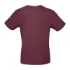 B&C #E150 UNISEX T-SHIRT (S, Burgundy)