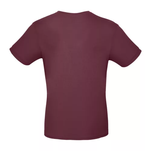 B&C #E150 UNISEX T-SHIRT (S, Burgundy)